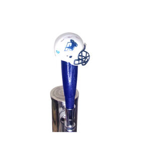 NCAA Akron Zips Tap Handle Kegerator Football Beer Keg Navy Wood MAC Mancave New